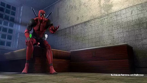 Deadpool and Rogue - Getting naughty in the bedroom