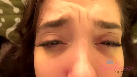 Gia Leans Back On The Couch To Feel Your Hands Caressing Her Pussy Through Her Skin Tight Pants