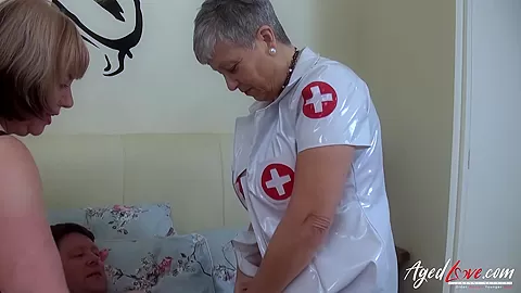 AgedLovE Naughty Nurses on Nasty Clinic