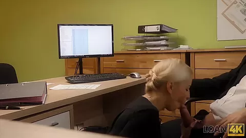 LOAN4K. Adorable miss has spontaneous sex for cash with loan manager