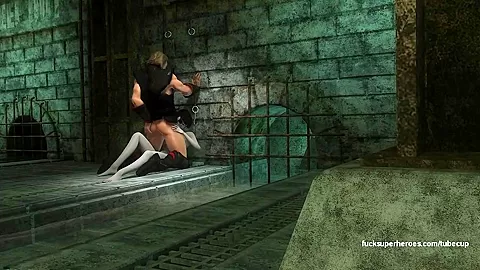Thor and the Sexy Domino - Let's bust some nuts