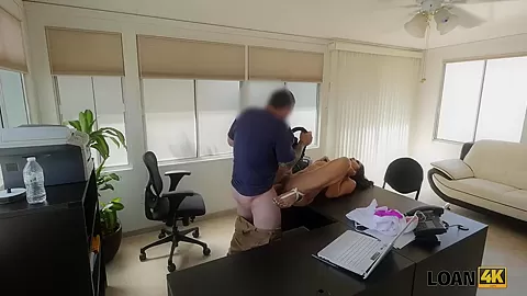 LOAN4K. Flat rent is higher than income so why girl fucks for loan