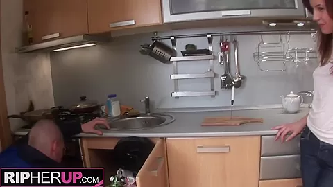 White Skinny Housewife Fucked Hard By Horny Janitor