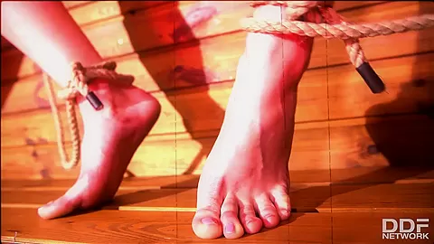 Bound & Spanked at the Sauna - PornWorld