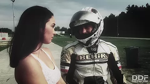 Biker Bangs Fan's Asshole - PornWorld