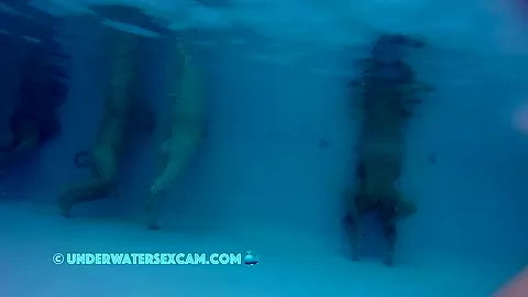 They Pretend They Are Just Talking While Fucking Underwater