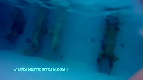 They Pretend They Are Just Talking While Fucking Underwater