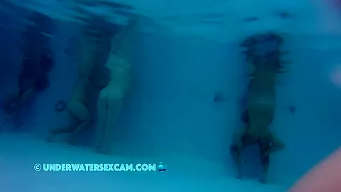 They Pretend They Are Just Talking While Fucking Underwater