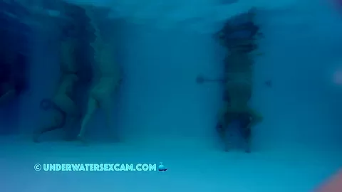They Pretend They Are Just Talking While Fucking Underwater