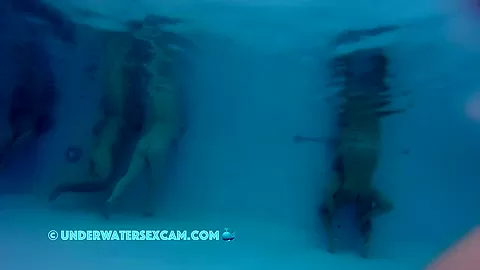 They Pretend They Are Just Talking While Fucking Underwater