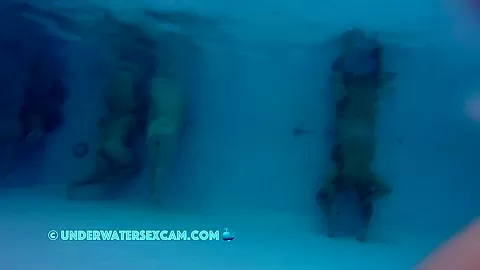 They Pretend They Are Just Talking While Fucking Underwater
