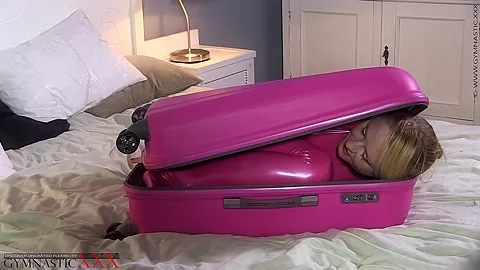 Tanja In Tight Pink Latex - Watch4Fetish