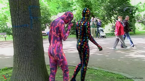 Multilayer Zentai Suits Outdoor - Watch4Fetish