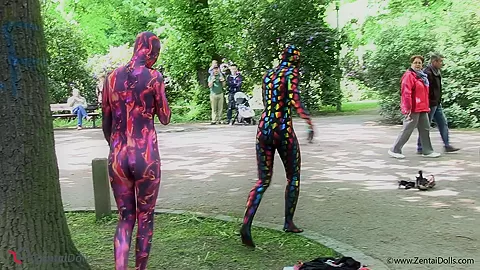 Multilayer Zentai Suits Outdoor - Watch4Fetish