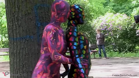 Multilayer Zentai Suits Outdoor - Watch4Fetish