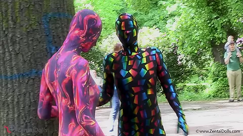 Multilayer Zentai Suits Outdoor - Watch4Fetish