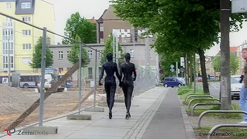 Fullbody Spandex In The City - Watch4Fetish