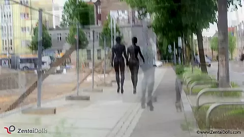 Fullbody Spandex In The City - Watch4Fetish