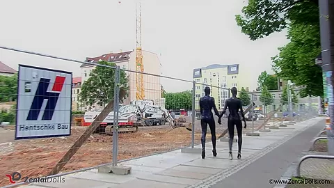 Fullbody Spandex In The City - Watch4Fetish