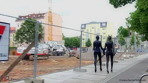 Fullbody Spandex In The City - Watch4Fetish