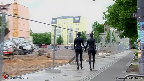 Fullbody Spandex In The City - Watch4Fetish