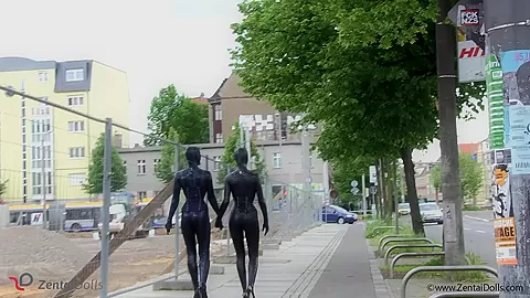 Fullbody Spandex In The City - Watch4Fetish