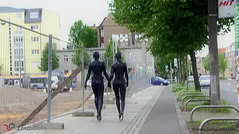Fullbody Spandex In The City - Watch4Fetish