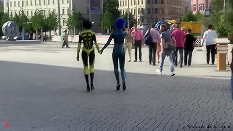 Crazy Models In Full Body Spandex - Watch4Fetish