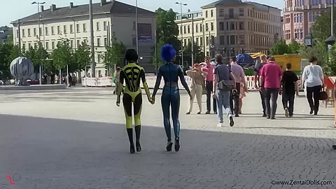 Crazy Models In Full Body Spandex - Watch4Fetish
