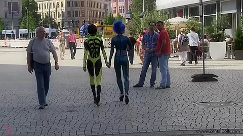 Crazy Models In Full Body Spandex - Watch4Fetish