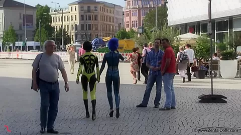 Crazy Models In Full Body Spandex - Watch4Fetish