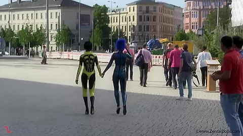 Crazy Models In Full Body Spandex - Watch4Fetish