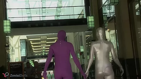 With Spandex Catsuit In A Cafг© - Watch4Fetish