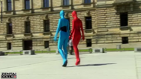 Zentai Models In The City - Watch4Fetish
