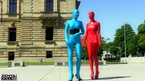 Zentai Models In The City - Watch4Fetish