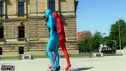 Zentai Models In The City - Watch4Fetish