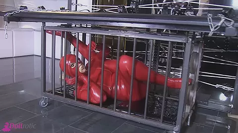 Red Latex Puppet - Watch4Fetish