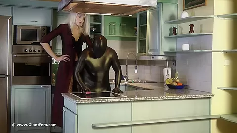 The Kitchen Zentai Slave - Watch4Fetish