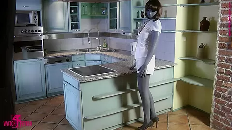 Naked On The Kitchen Table - Watch4Fetish