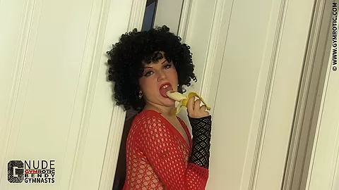 Flexible Anna In Nylon Catsuit - Watch4Fetish