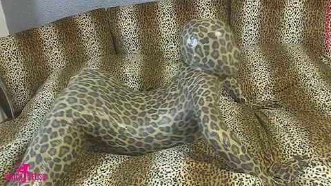Snake Woman In Spandex Catsuit - Watch4Fetish