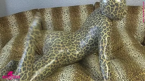 Snake Woman In Spandex Catsuit - Watch4Fetish