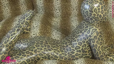 Snake Woman In Spandex Catsuit - Watch4Fetish