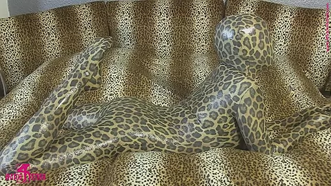 Snake Woman In Spandex Catsuit - Watch4Fetish