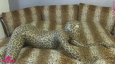 Snake Woman In Spandex Catsuit - Watch4Fetish