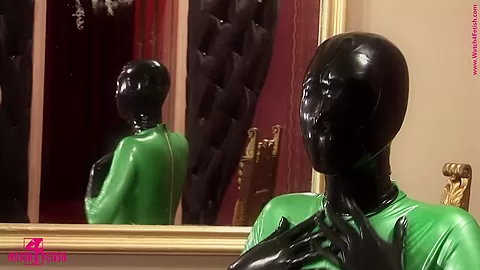 Green Full Body Latex Suit - Watch4Fetish