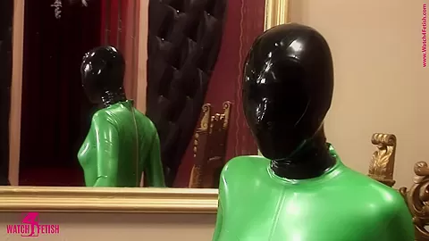 Green Full Body Latex Suit - Watch4Fetish