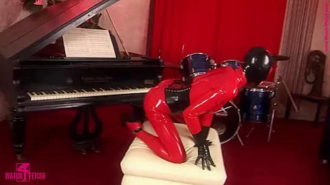 Piano Lessons In Latex - Watch4Fetish