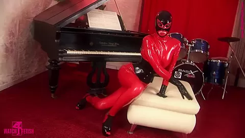 Piano Lessons In Latex - Watch4Fetish