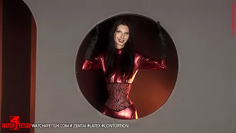 Strip In A Zentai Catsuit - Watch4Fetish